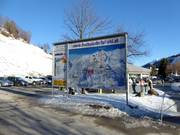 Information board at the valley station