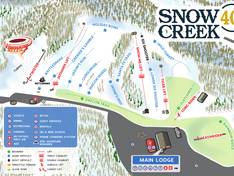 Trail map Snow Creek