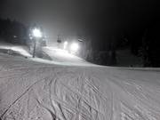 Night skiing