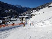 Valley run to the Dorfbahn Gerlos