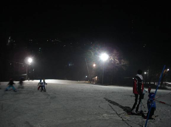 Night skiing Bad Marienberg