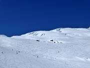 Freeride terrain above Morenia