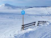 Slope marking in Tänndalen