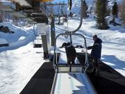 Assistance when boarding the chairlift