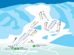 Trail map Kitashiga Kogen Kumaruyama