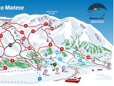 Trail map Campitello Matese