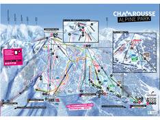 Trail map Chamrousse