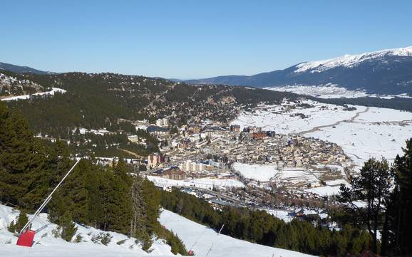 Prades: accommodation offering at the ski resorts – Accommodation offering Les Angles