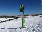 Snowmaking at the valley station