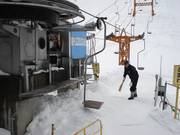 Friendly staff at the entry point