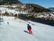 Family slope with Brenner motorway