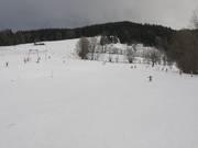 Beginner slope in the valley area