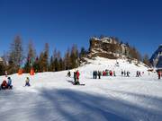 Practice slope Campetto at Crep di Pecol