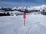 Slope signage in Wildhaus