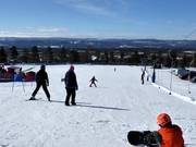 Practice slope at the Lagge lifts