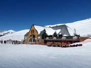 Le Merlans in the middle of the ski area