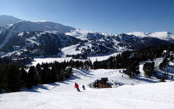 Biggest height difference in the Nockberge – ski resort Turracher Höhe