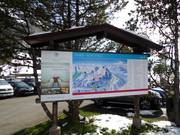 Information at the valley station in Morschach