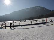 Conveyor belt of the ski school