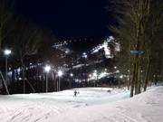 Night skiing resort Bromont