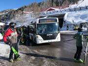 Ski bus in Livigno