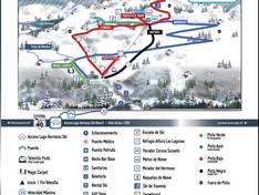 Trail map Lago Hermoso
