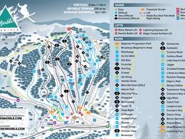 Trail map Marble Mountain – Steady Brook (Humber Valley)