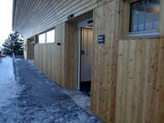 Well-maintained toilets at the Rosenalmbahn mountain station