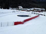 Storage pond at Karer Pass