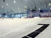 Practice area in the Ski Egypt indoor ski hall