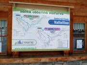 Cross-country trail map for Santa Caterina Valfurva