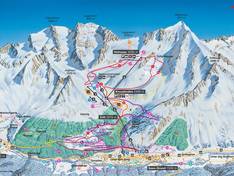 Trail map Hohsaas – Saas-Grund