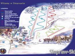 Trail map Siepraw