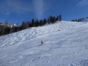 Ski route Sennjoch next to the Quellenabfahrt