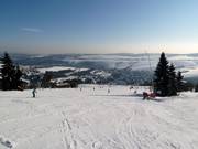 Easy slope at the small Fichtelberg