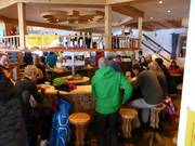 Schnapps bar at the Grubighütte