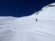 The black slope Petersgrat