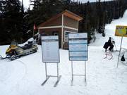 Information regarding opening statuses in the ski resort