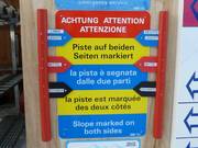 Explanation of dual-sided slope marking
