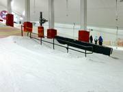 Rails on the right main slope