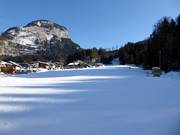 The easy ski slope in Bad Häring