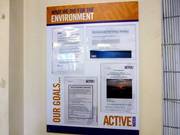 Information on environmental measures at the ticket office