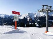 Start of the toboggan run to Saas