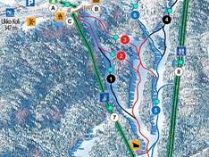 Trail map Ukko-Koli