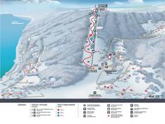 Trail map Góra Żar – Miedzybrodzie Zywieckie