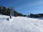 Descent at the Kühtaile chairlift