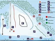 Trail map Smučišče Kotlje