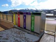 Waste separation in the Falls Creek ski area