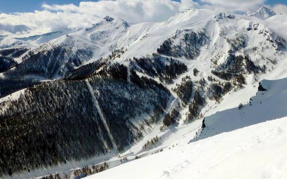 Vallée de la Tinée: size of the ski resorts – Size Auron (Saint-Etienne-de-Tinée)