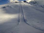 Speed measurement run at Goldknopf (up to 100 km/h)